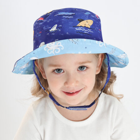Children's Sun Double-sided Baby Bucket Hat
